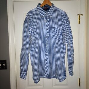 Tommy Hilfiger blue check oxford